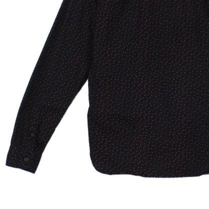 Mens Polka Dot Shirt Long Sleeve Casual