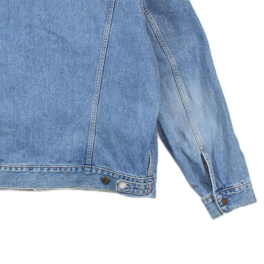 Mens Denim Jacket Made In Italy Classic Trucker