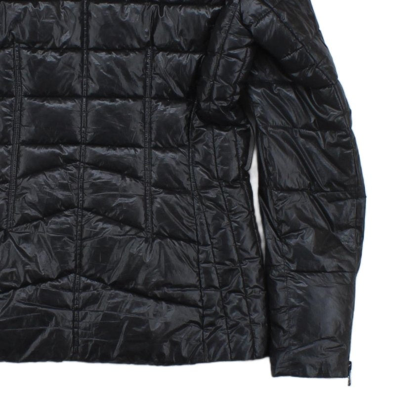 Womens Quilted Jacket Full Zip Hooded