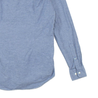 Mens Shirt Slim Fit Stretch Button Down