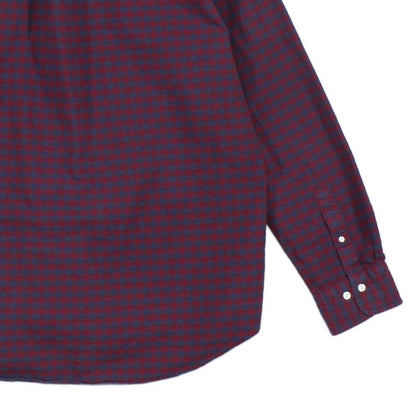 Mens Plaid Shirt Button Down Long Sleeve