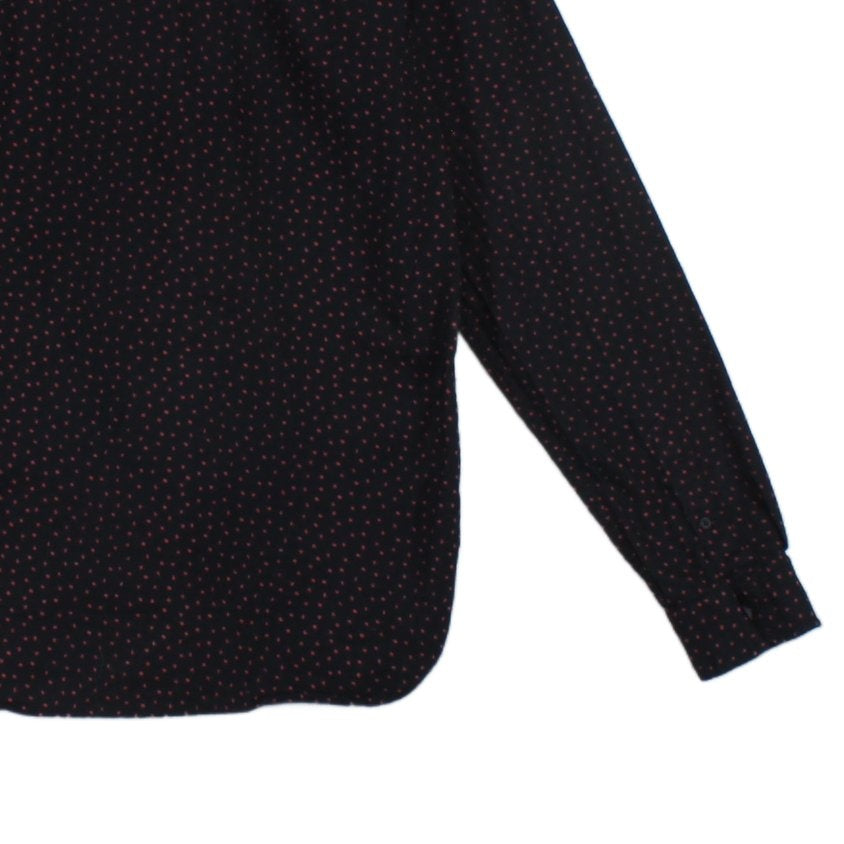Mens Polka Dot Shirt Long Sleeve Casual