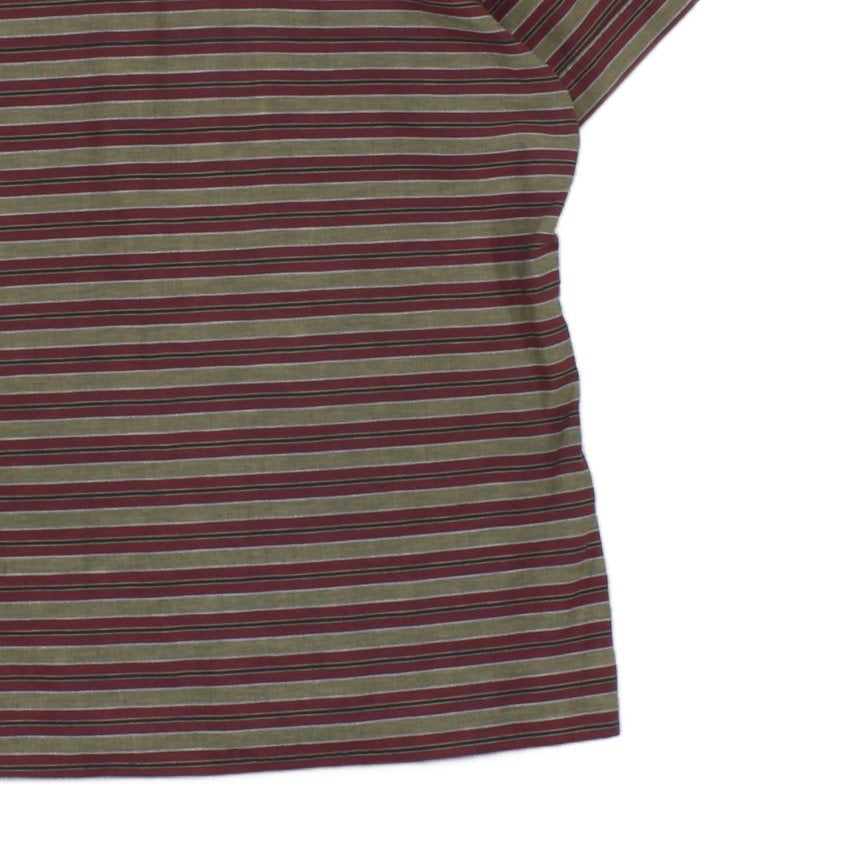 Mens Striped Shirt Short Sleeve Uk Made
