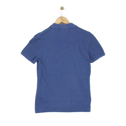Mens Polo Shirt Slim Fit Logo Short Sleeve