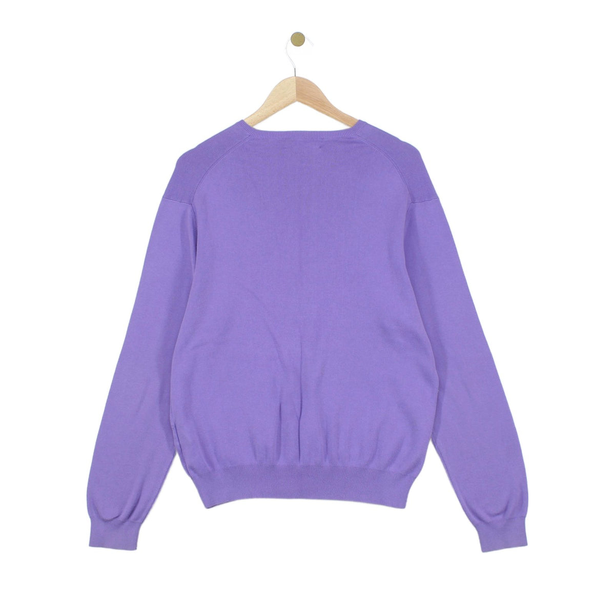 Mens V-Neck Jumper Classic Cotton