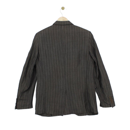 Mens Blazer Pinstripe Formal