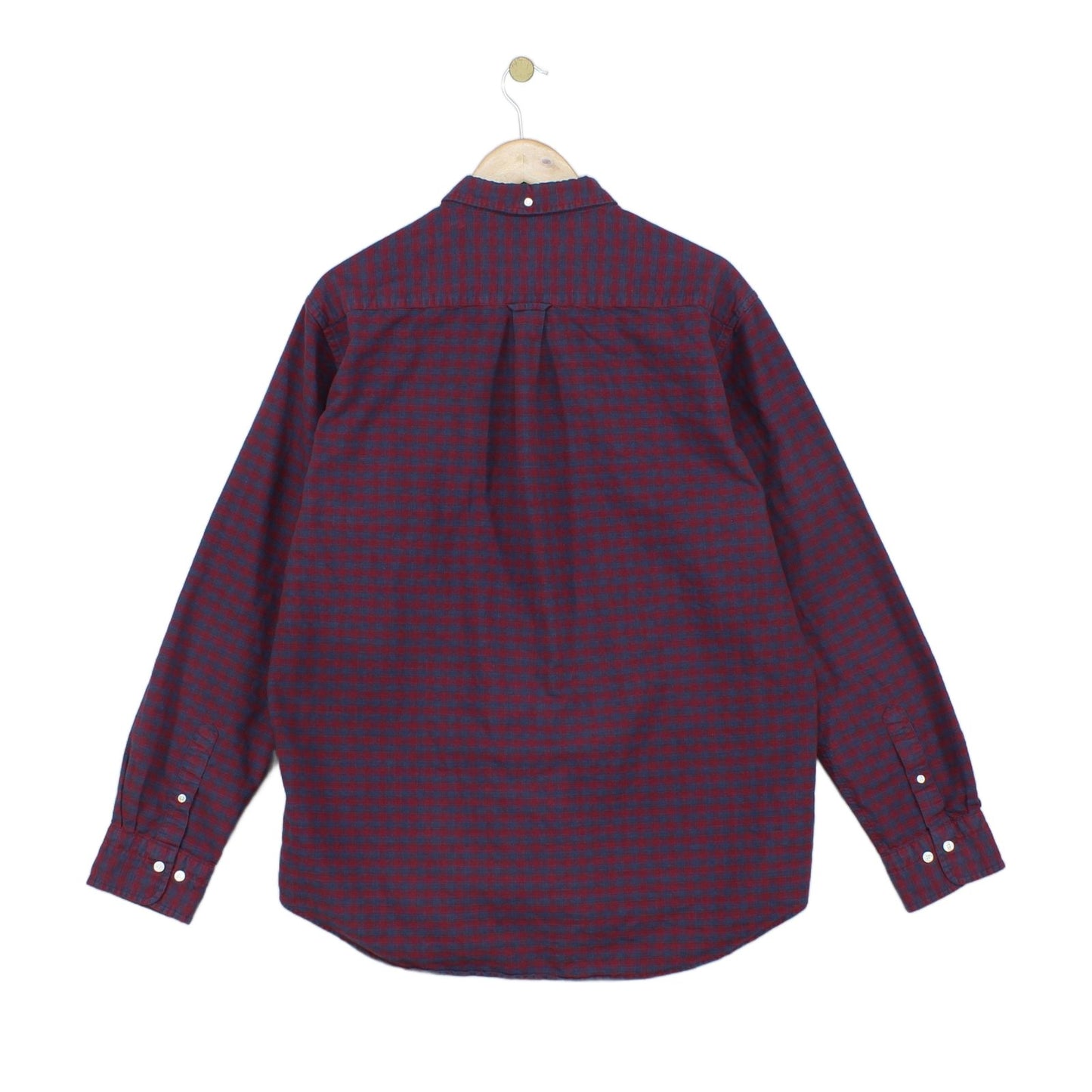 Mens Plaid Shirt Button Down Long Sleeve