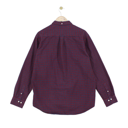 Mens Plaid Shirt Button Down Long Sleeve
