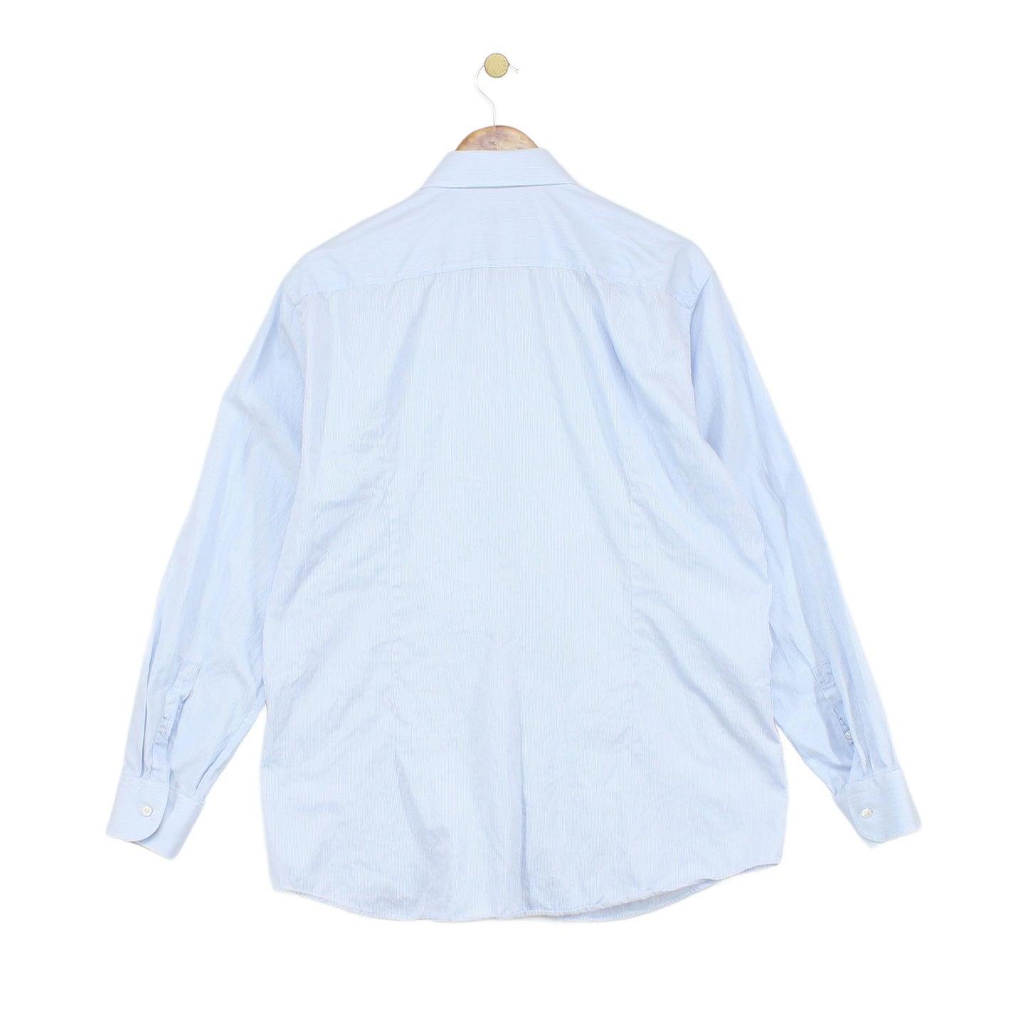 Mens Striped Shirt Slim Fit Long Sleeve
