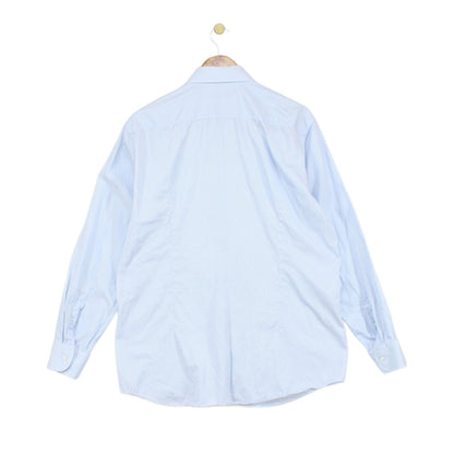 Mens Striped Shirt Slim Fit Long Sleeve