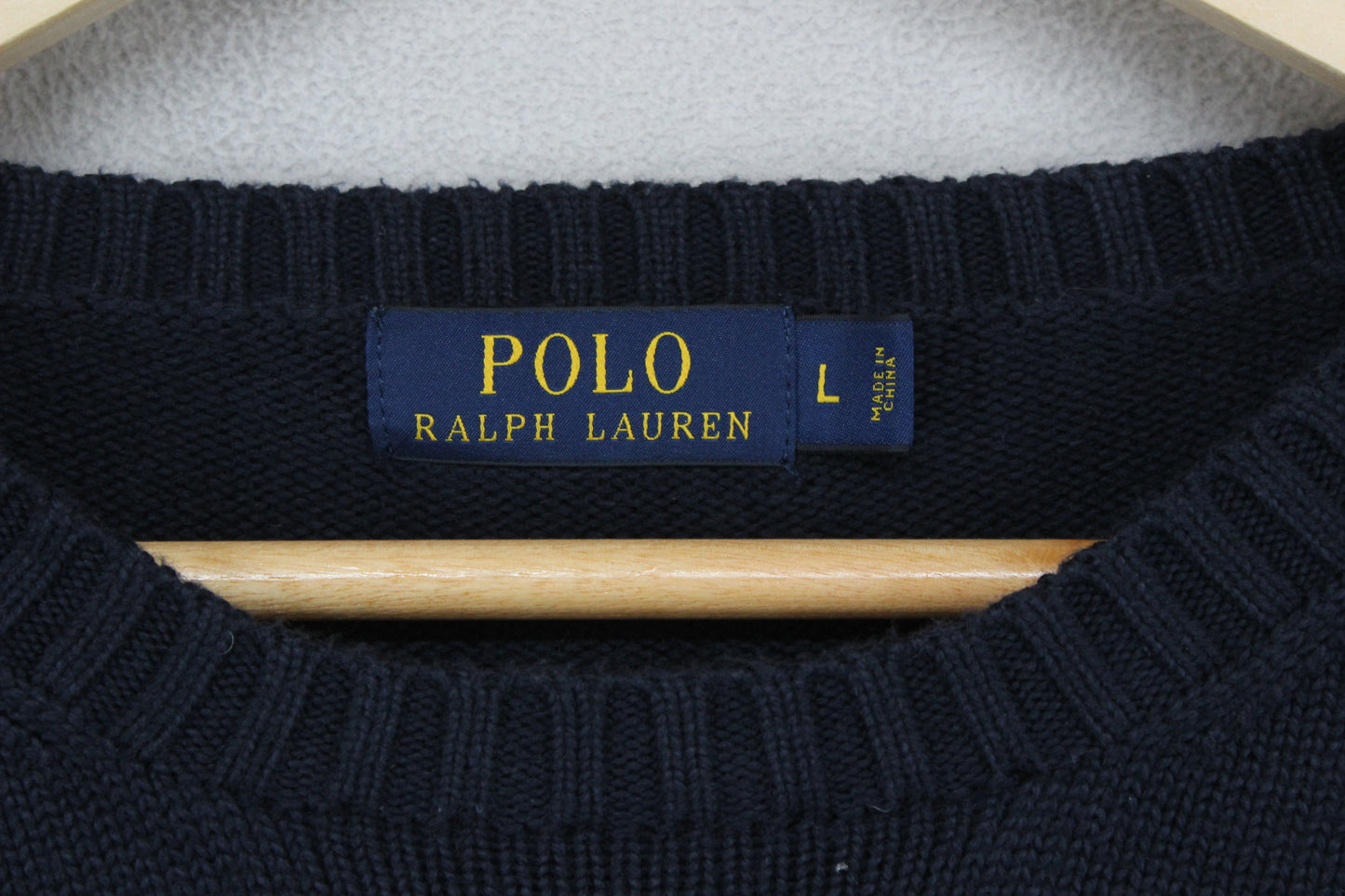 Mens Jumper Knit Embroidered Long Sleeve