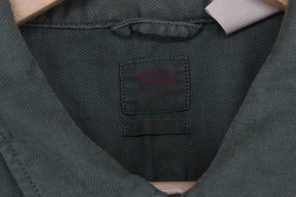 Mens Shirt Button Up Long Sleeve Relaxed Fit
