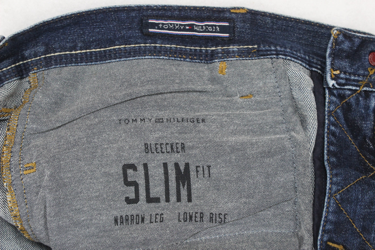 Mens Bleecker Jeans Slim Fit Denim