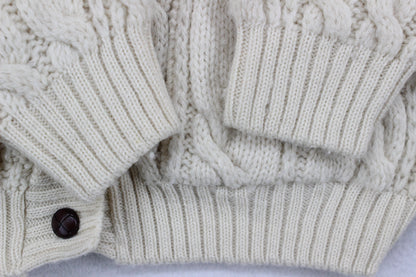 Womens Cable Knit Cardigan Oversized Fit