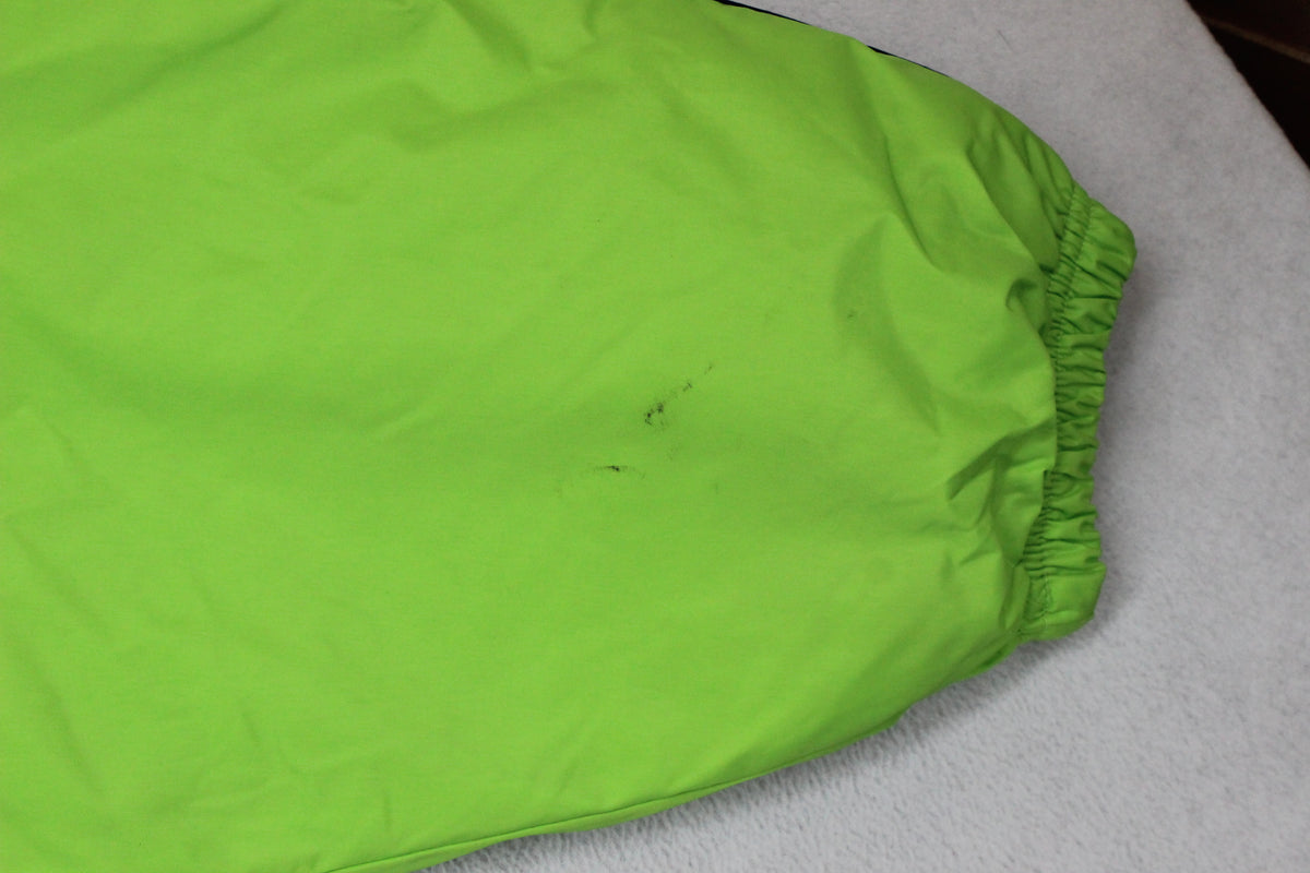 Mens Quilted Jacket Neon