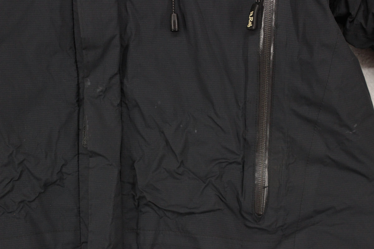 Mens Microlight Alpine Event Waterproof Jacket Down Hooded