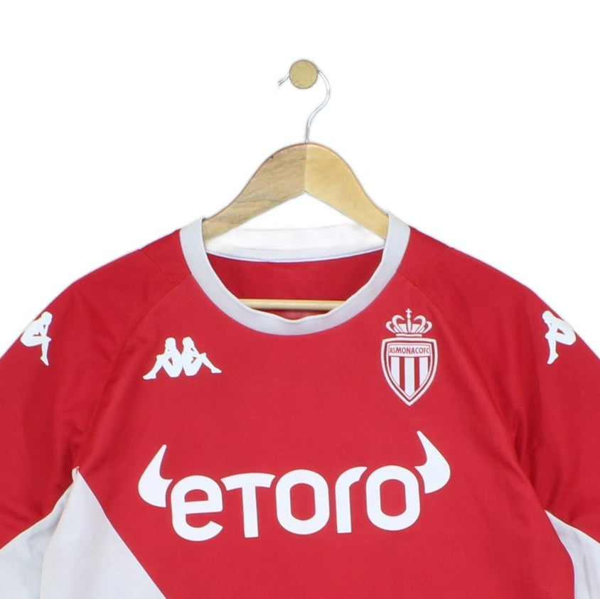 Mens As Monaco 2021-22 Football Shirt Home Jersey