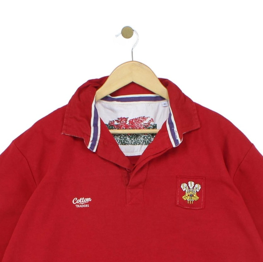 Mens Wales Rugby Jersey Short Sleeve