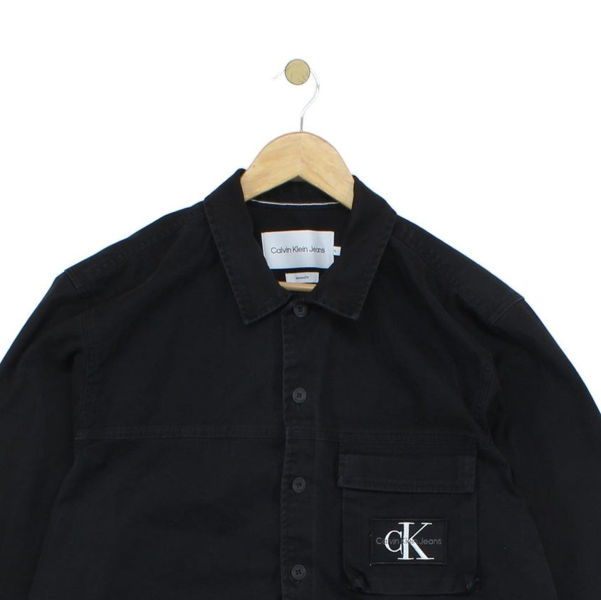 Mens Overshirt Relaxed Classic Logo