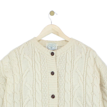 Womens Cable Knit Cardigan Oversized Fit