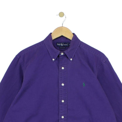 Mens Oxford Shirt  Button Up Long Sleeve