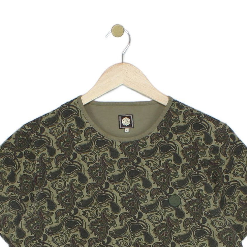 Mens Paisley T-Shirt Made In Portugal Slim Fit