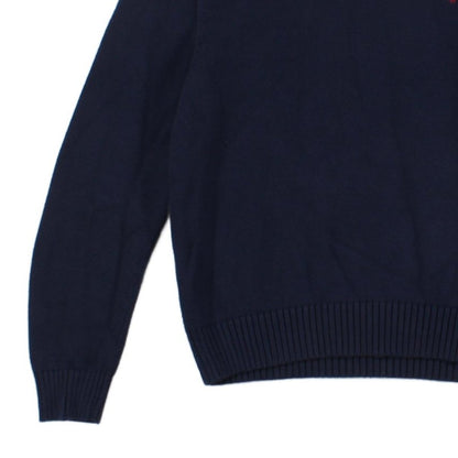 Mens Jumper Knit Embroidered Long Sleeve