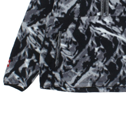 Mens 1/4 Zip Fleece Outdoor Printed Camo