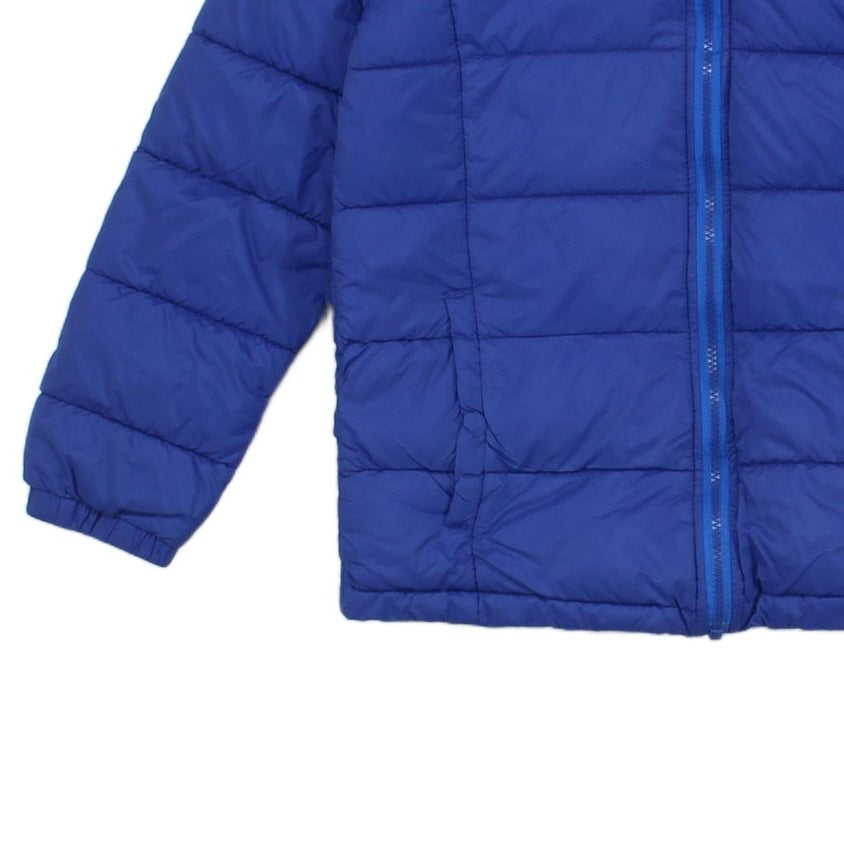 Boys Quilted Jacket Hooded Full Zip Outdoor