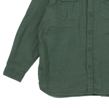 Mens Shirt Button Up Long Sleeve Relaxed Fit