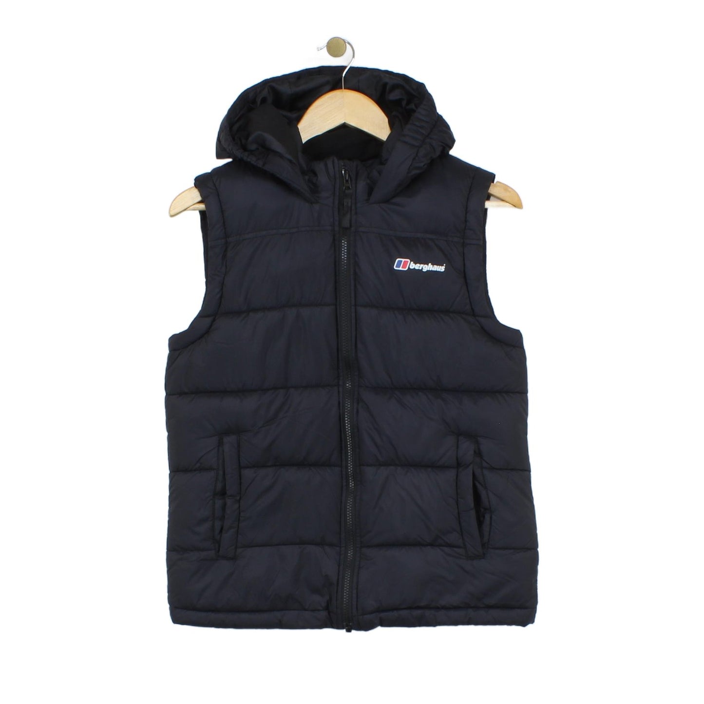 Boys Bodywarmer Hooded Puffer Outdoor Sleeveless