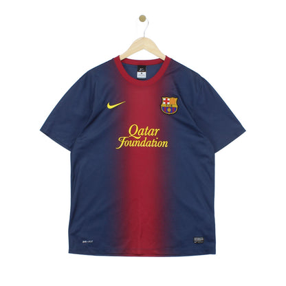 Mens Barcelona 2012-13 Football Shirt Home Jersey