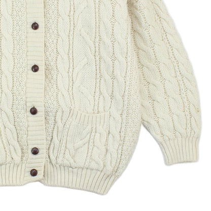 Womens Cable Knit Cardigan Oversized Fit