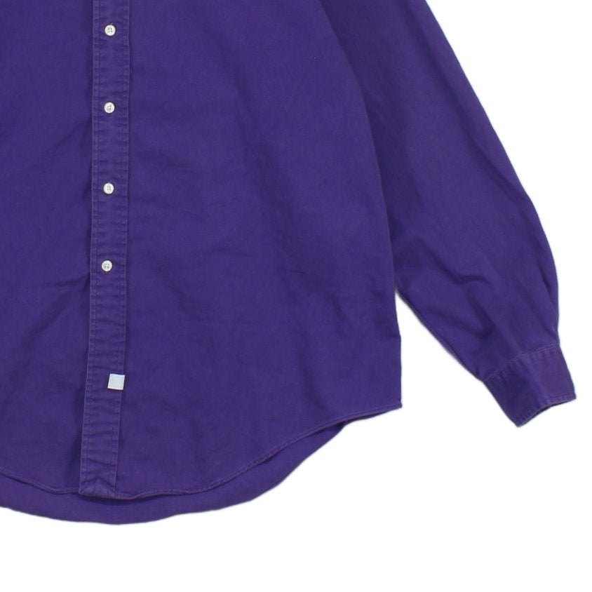 Mens Oxford Shirt  Button Up Long Sleeve
