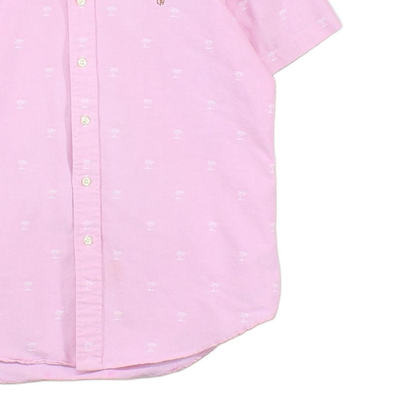 Mens Patterned Shirt Classic Fit Short Sleeve