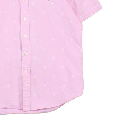 Mens Patterned Shirt Classic Fit Short Sleeve