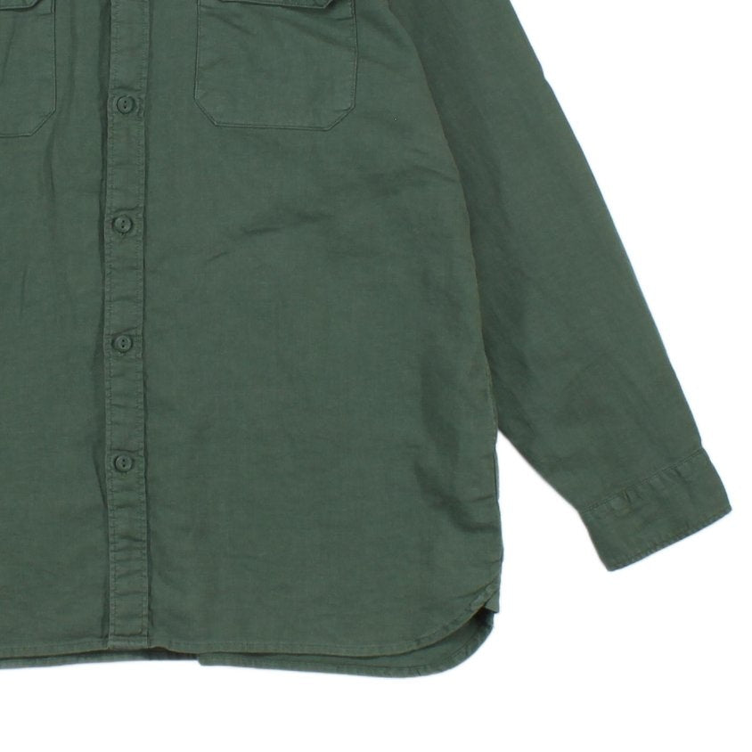 Mens Shirt Button Up Long Sleeve Relaxed Fit