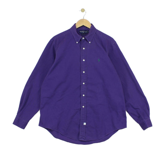 Mens Oxford Shirt  Button Up Long Sleeve