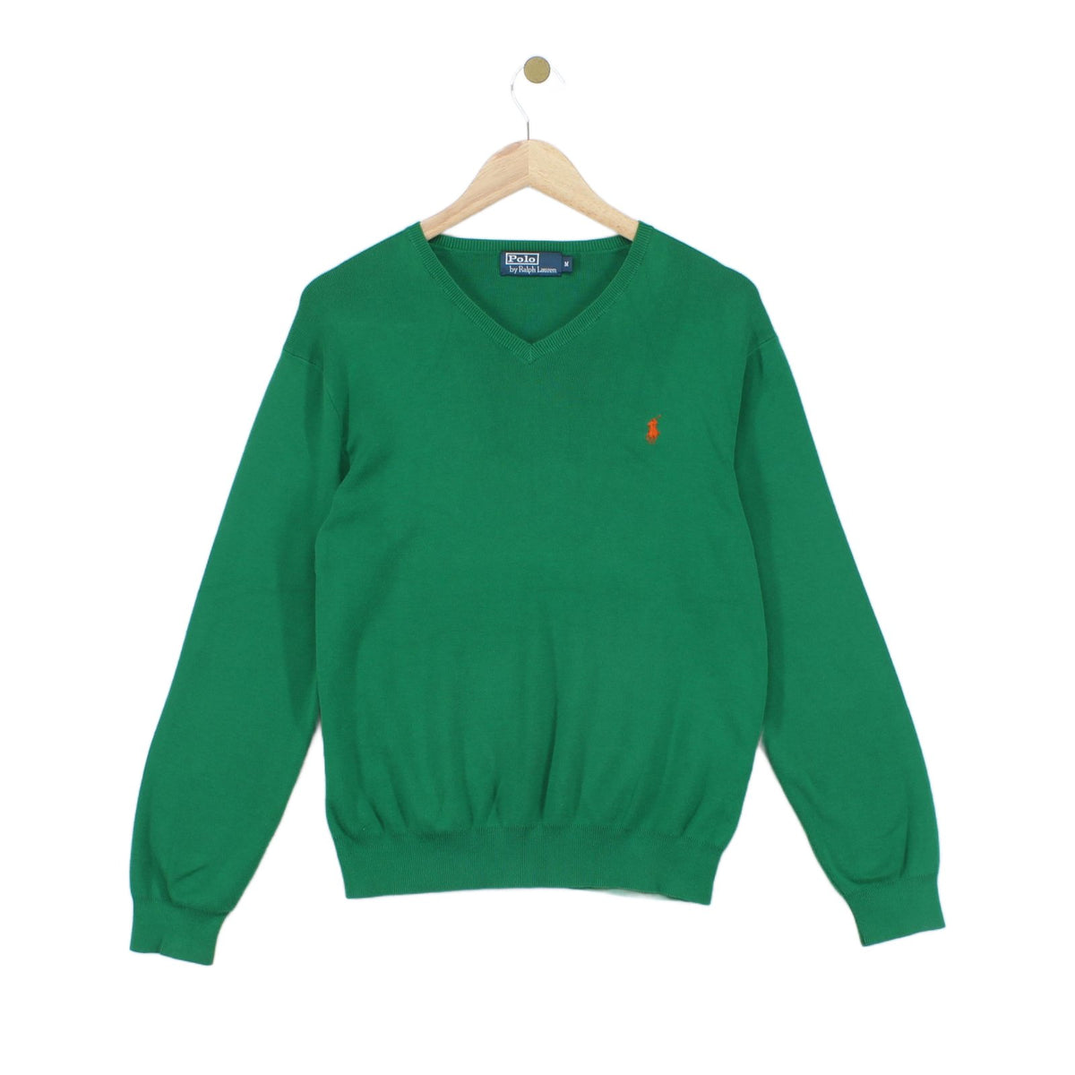 Mens V-Neck Jumper Pullover Cotton