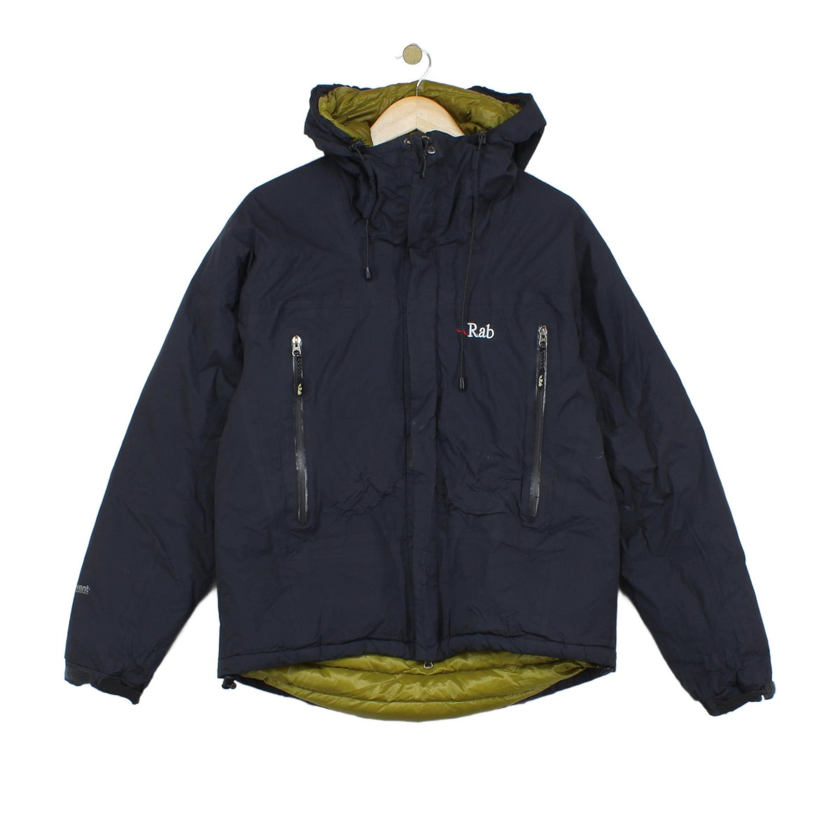 Mens Microlight Alpine Event Waterproof Jacket Down Hooded