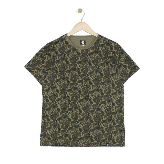Mens Paisley T-Shirt Made In Portugal Slim Fit