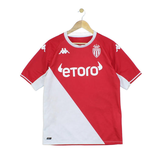 Mens As Monaco 2021-22 Football Shirt Home Jersey