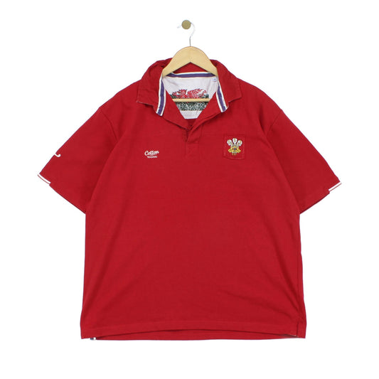 Mens Wales Rugby Jersey Short Sleeve