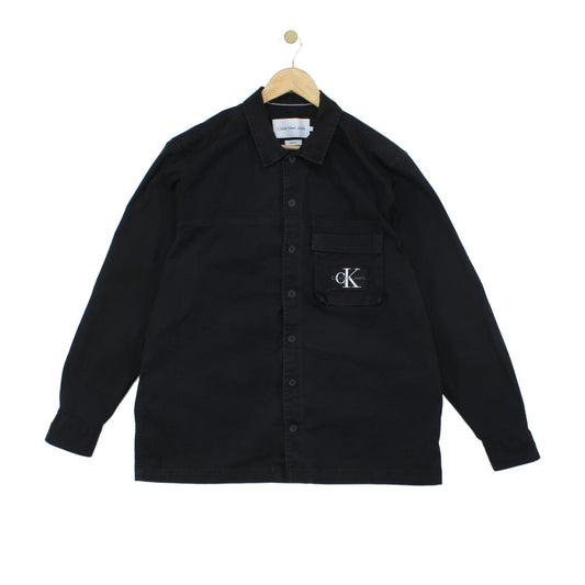 Mens Overshirt Relaxed Classic Logo