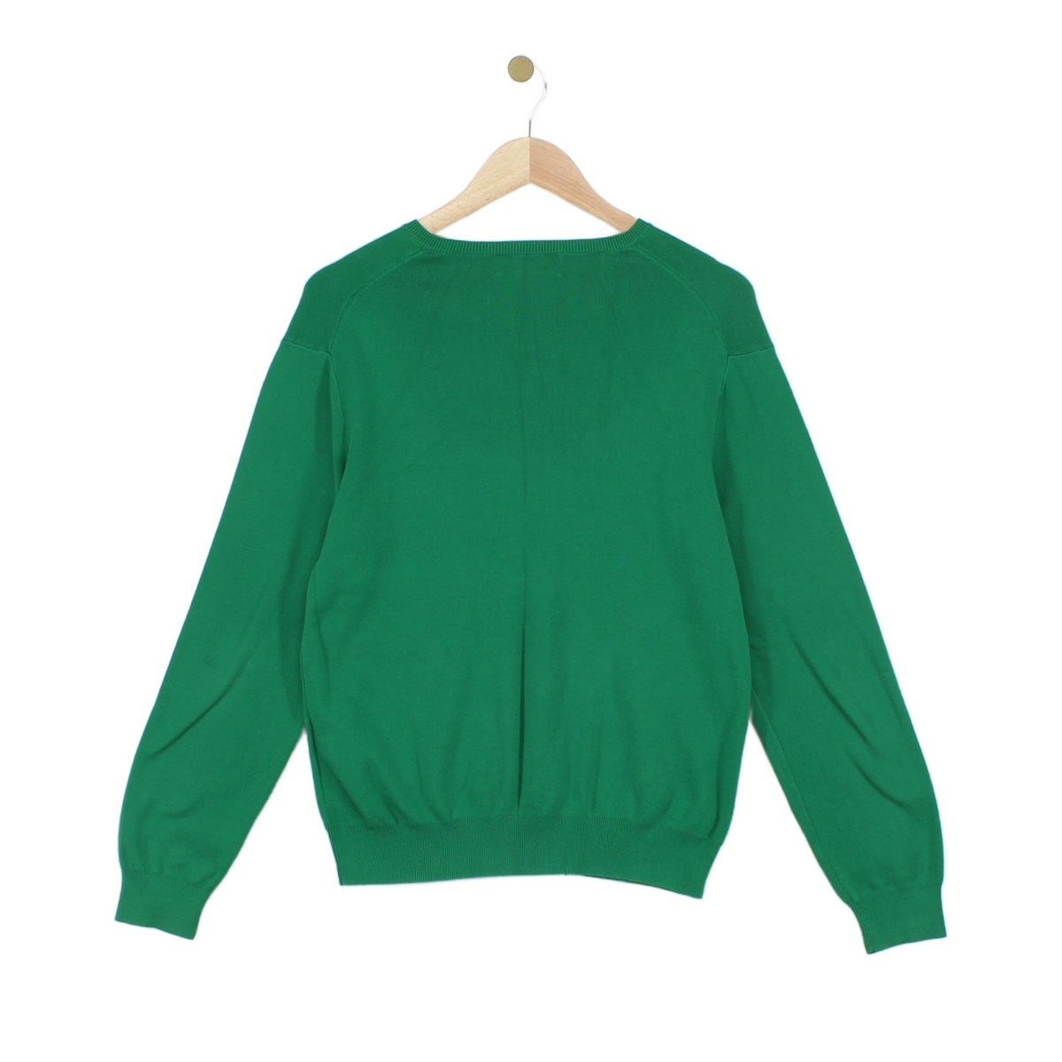 Mens V-Neck Jumper Pullover Cotton