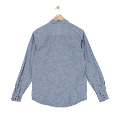 Mens Oxford Shirt Slim Fit Button Up Long Sleeve