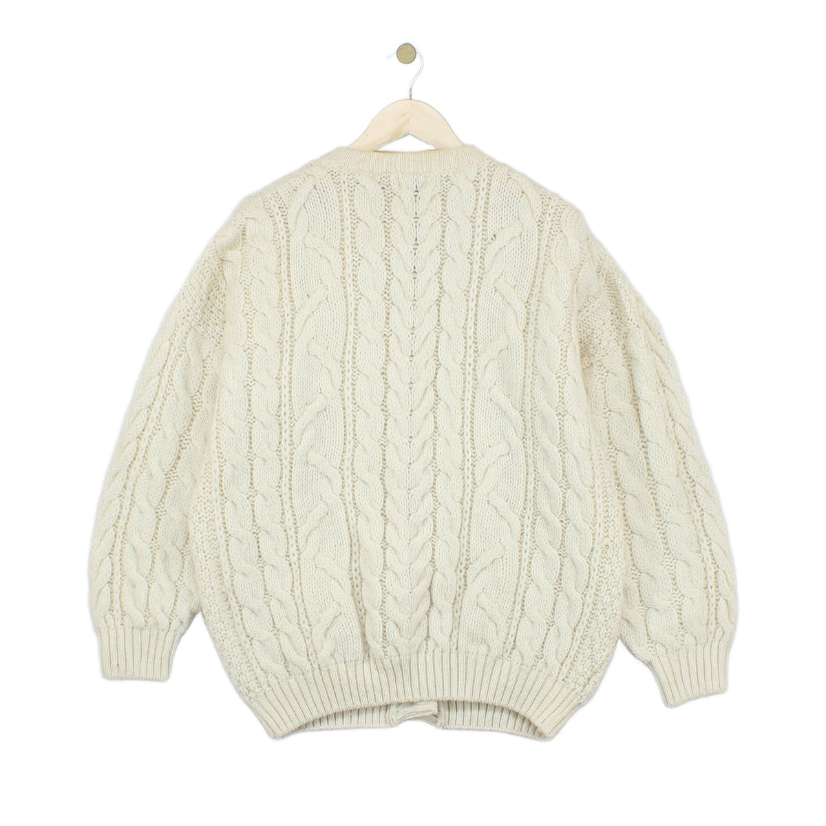 Womens Cable Knit Cardigan Oversized Fit