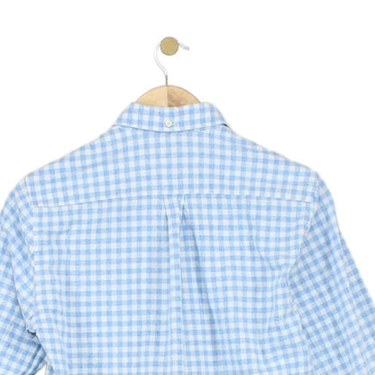 Mens Shirt Tailored Fit Long Sleeve Check