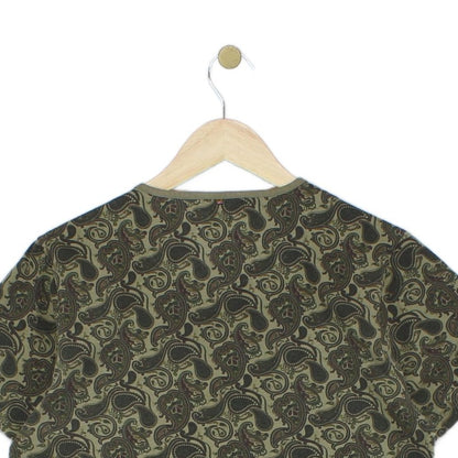 Mens Paisley T-Shirt Made In Portugal Slim Fit