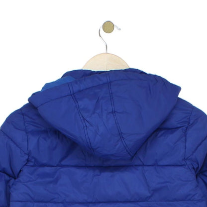 Boys Quilted Jacket Hooded Full Zip Outdoor